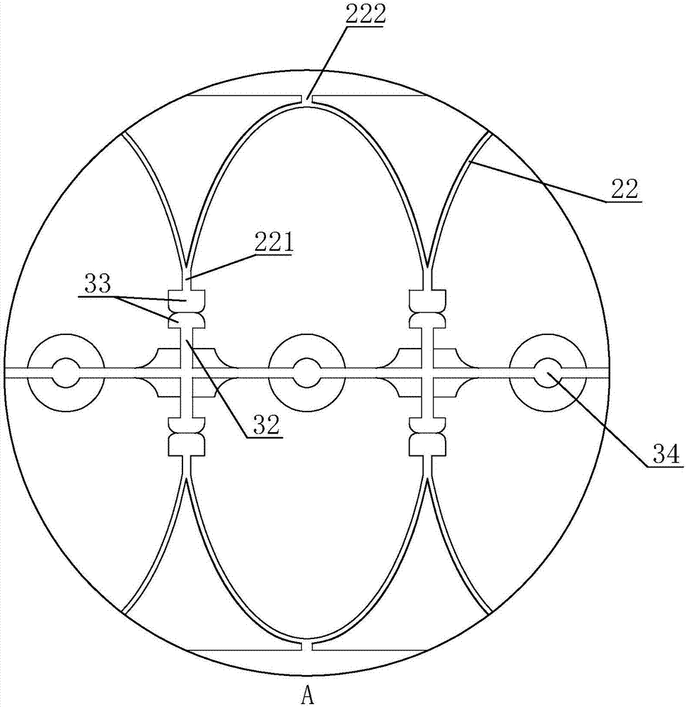 Uniform-light micro-optic resonance waste gas treatment device