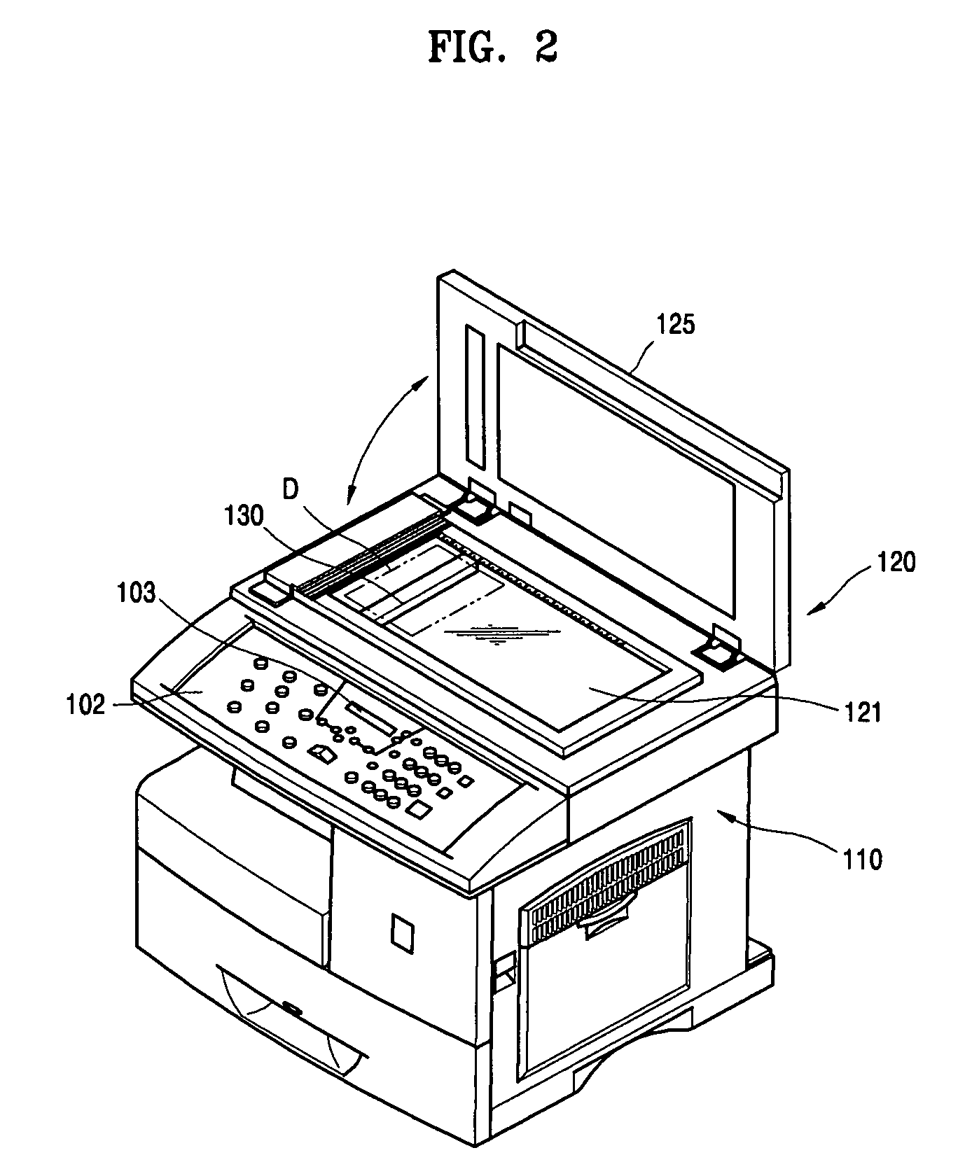 Image scanning unit and image forming apparatus having the same