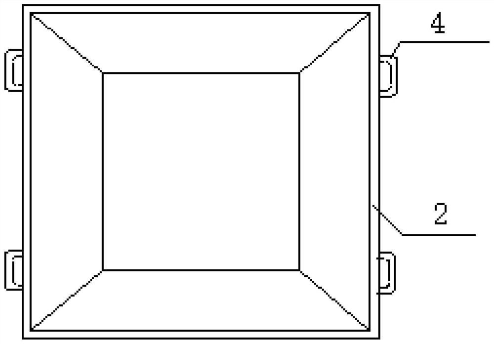 Anti-deformation carbon residue box