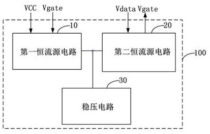 LED drive circuit, lamp panel and display panel