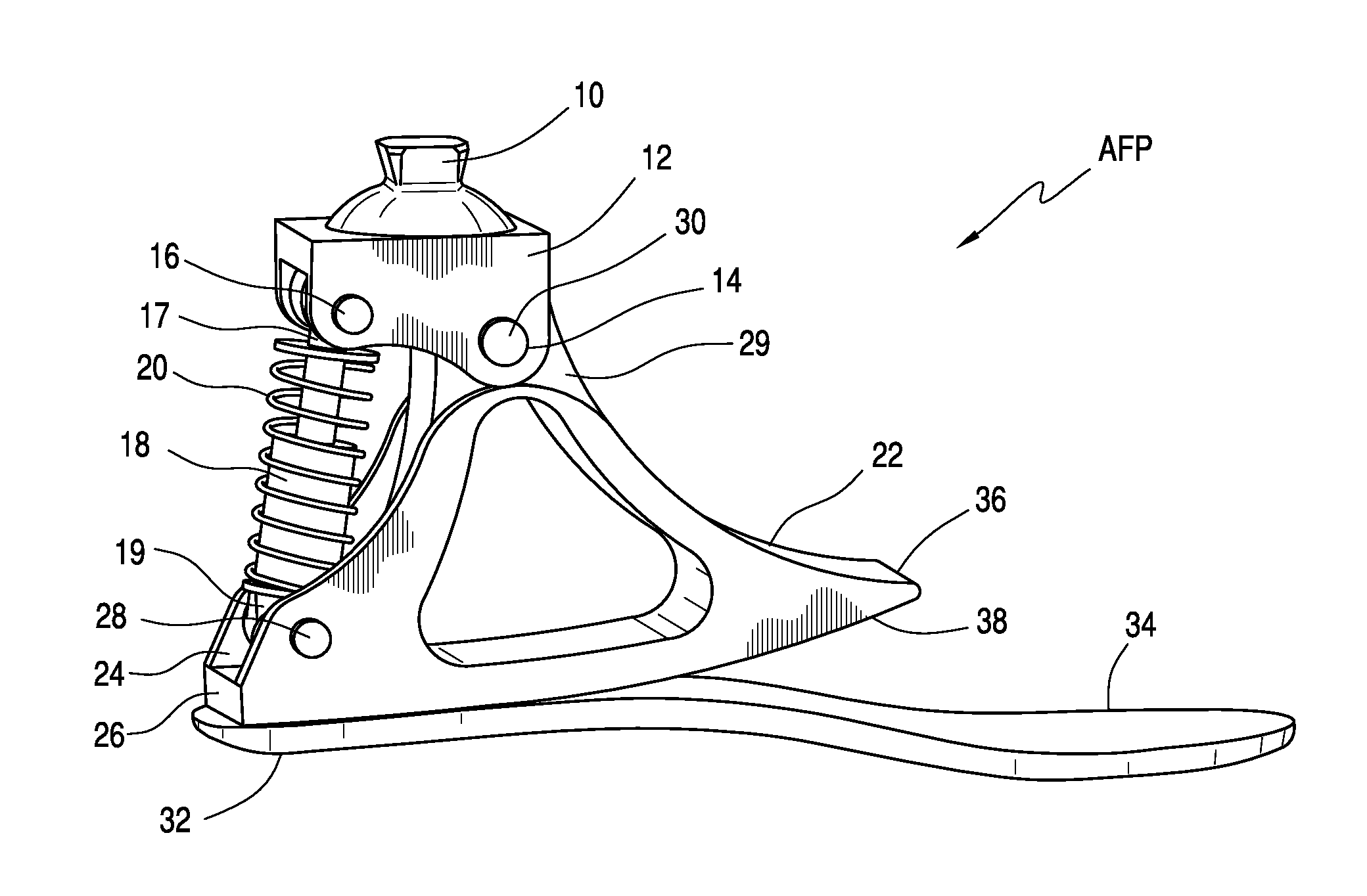 Ankle-Foot Prosthesis for Automatic Adaptation to Sloped Walking Surfaces