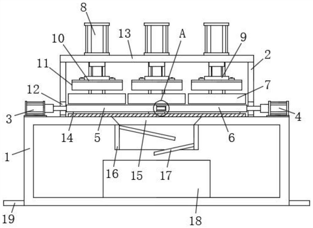 A cutting device for potato planting