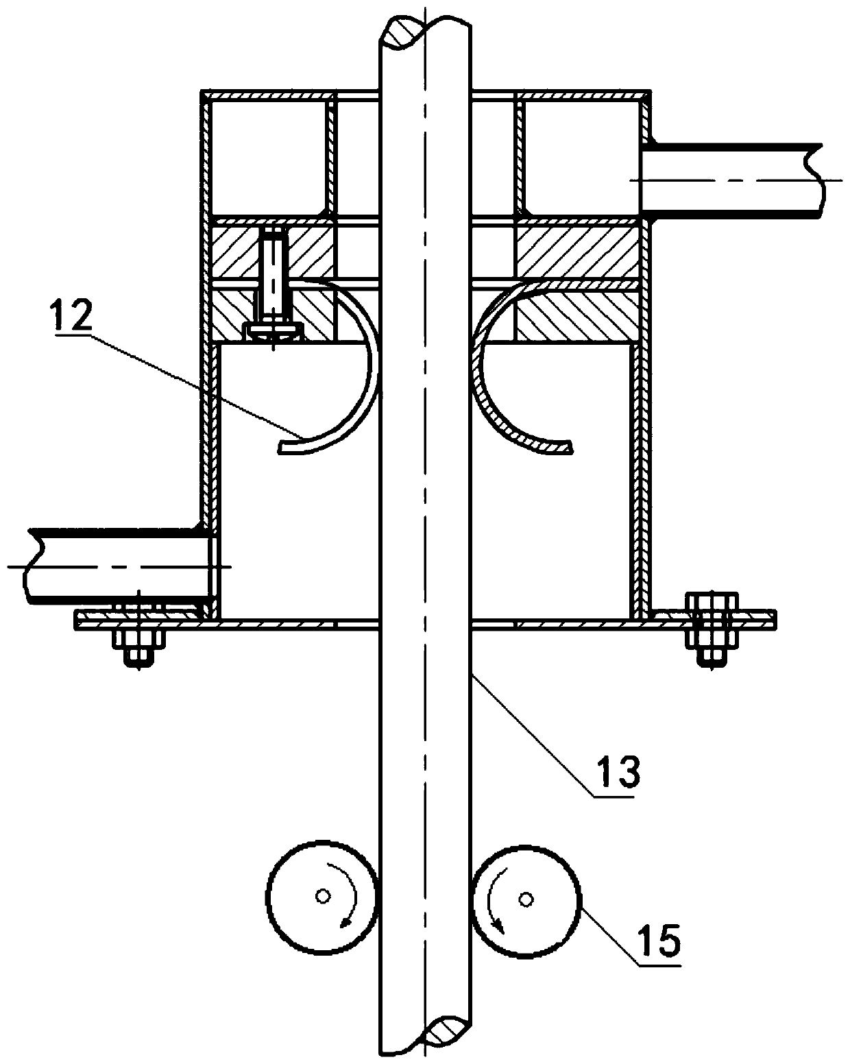 Cooling holder applied to thermal type continuous casting equipment