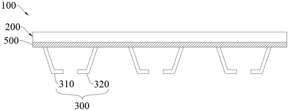 Transfer device of LED chip and manufacturing method of display panel