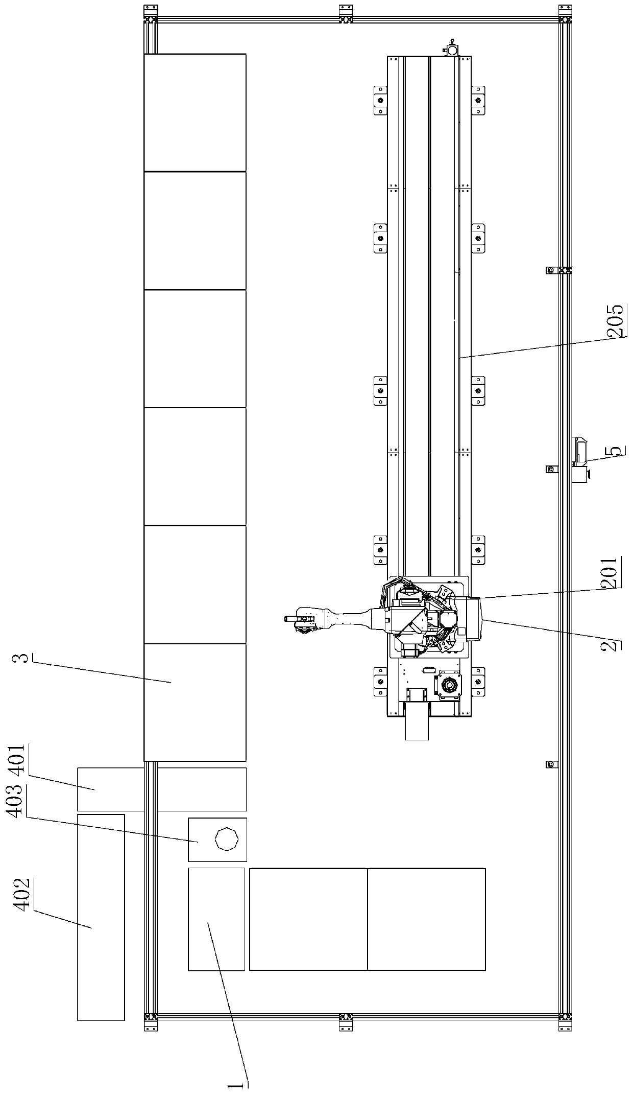 Robot sample storage cabinet system