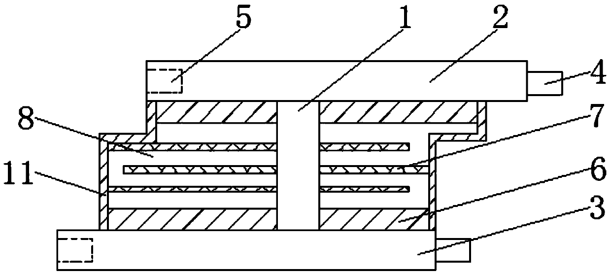 Double-layer ceramic tile for thermal insulation of building