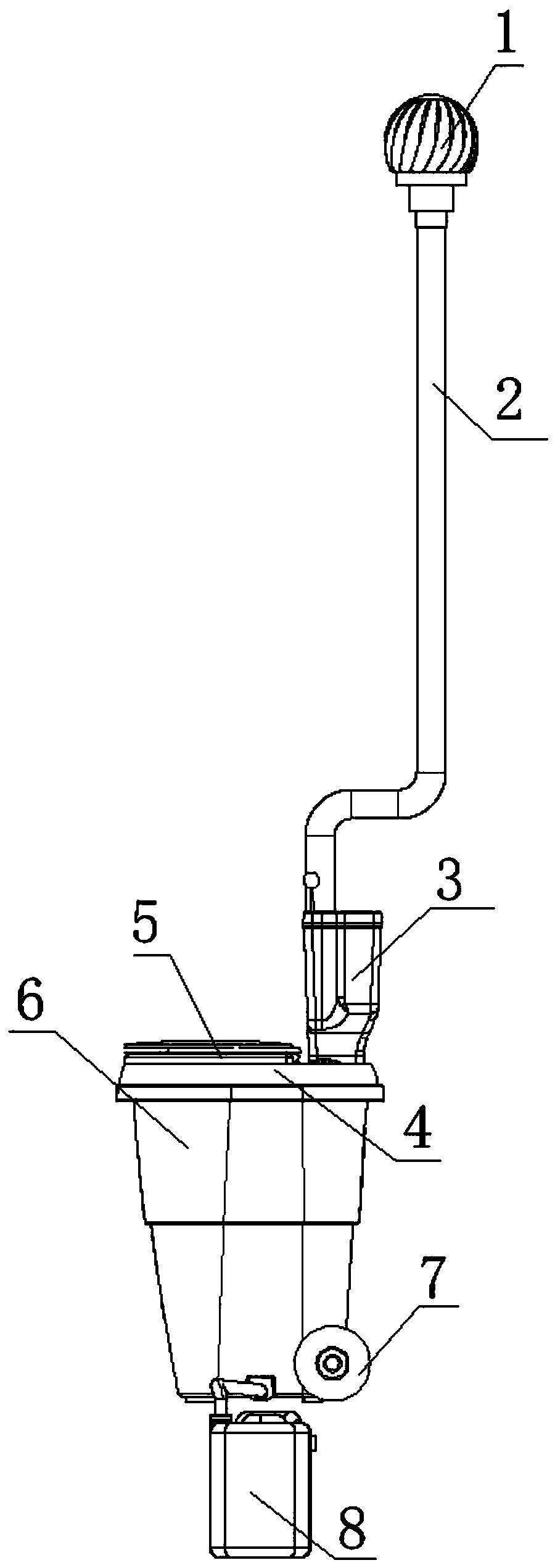 Solar composting type toilet