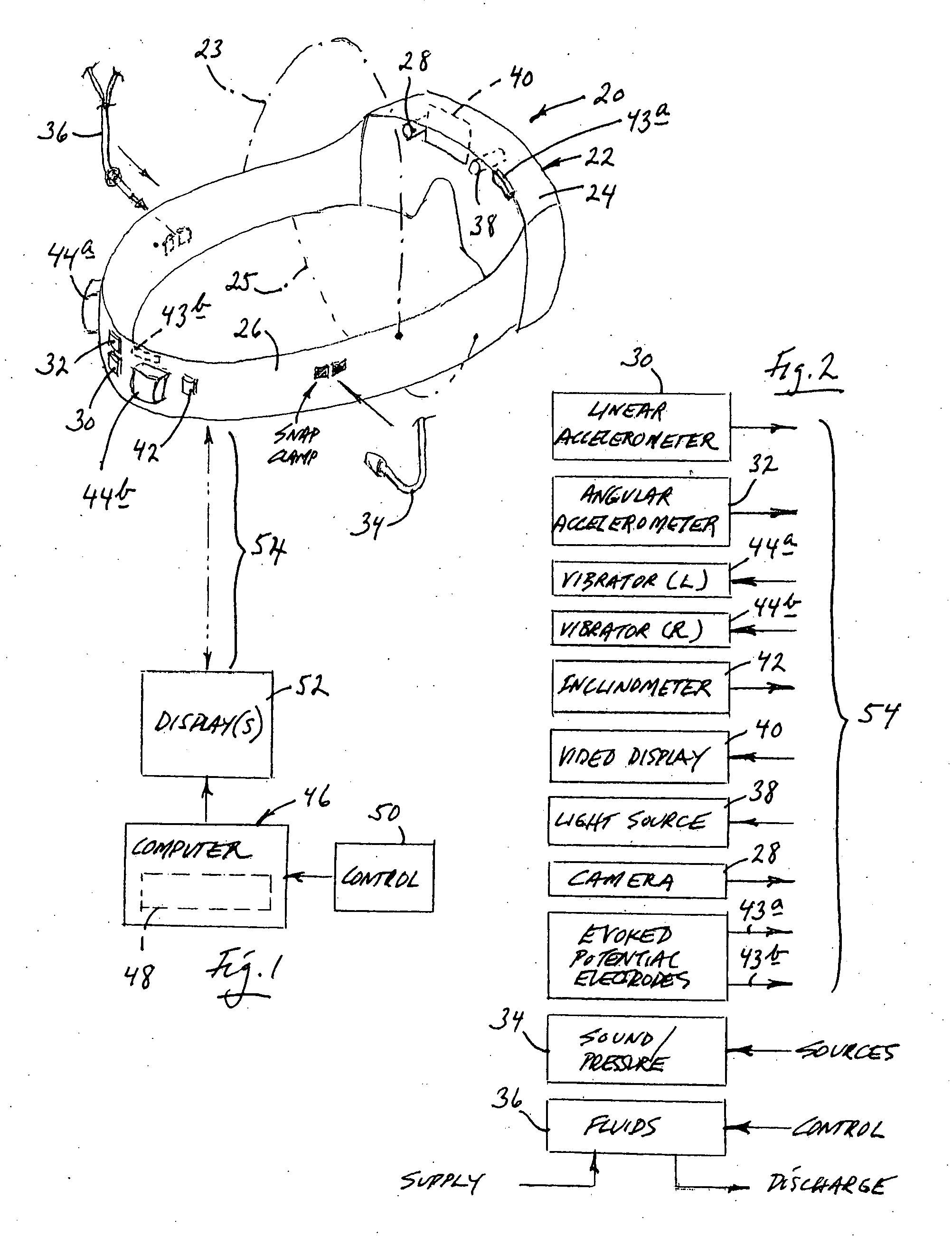 Head-stabilized medical apparatus, system and methodology