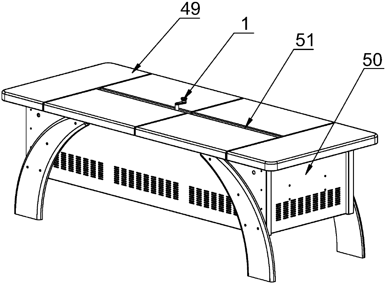 Dual-crankshaft forward-backward reciprocating cycloidal self-Tuina bed