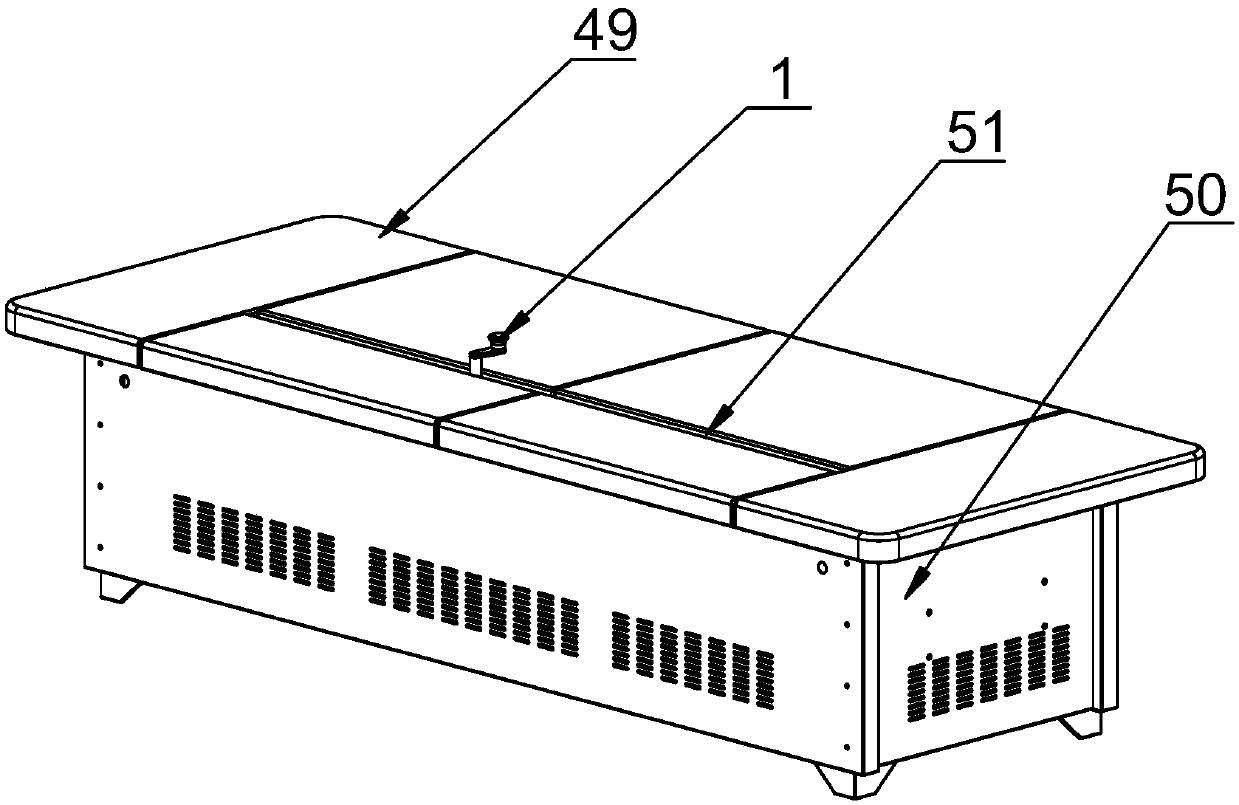 Dual-crankshaft forward-backward reciprocating cycloidal self-Tuina bed