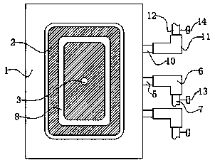 Molding device for 3D curved glass