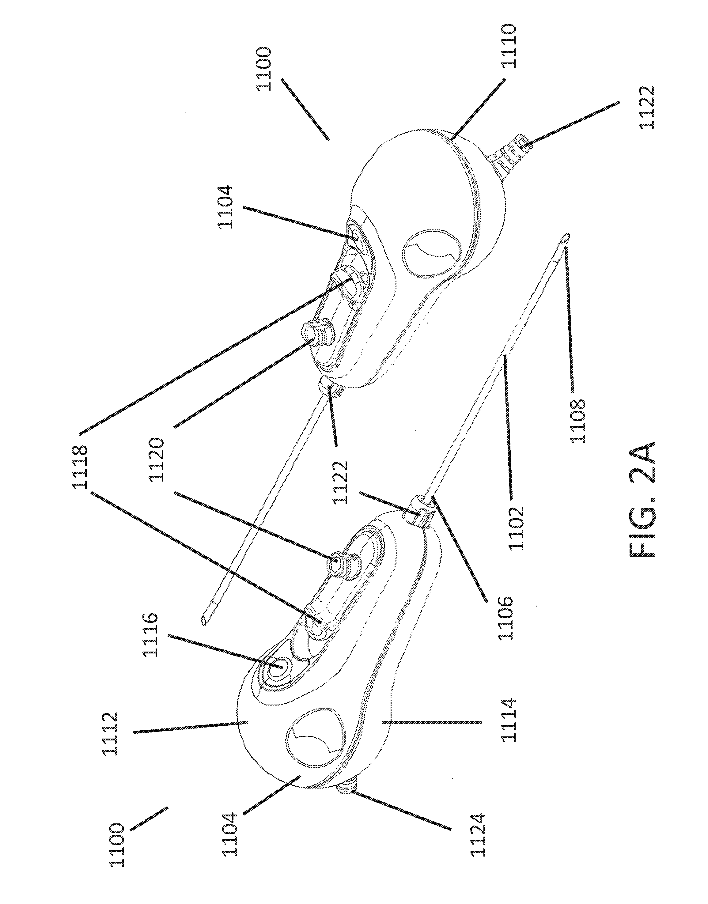 Fully integrated, disposable tissue visualization device