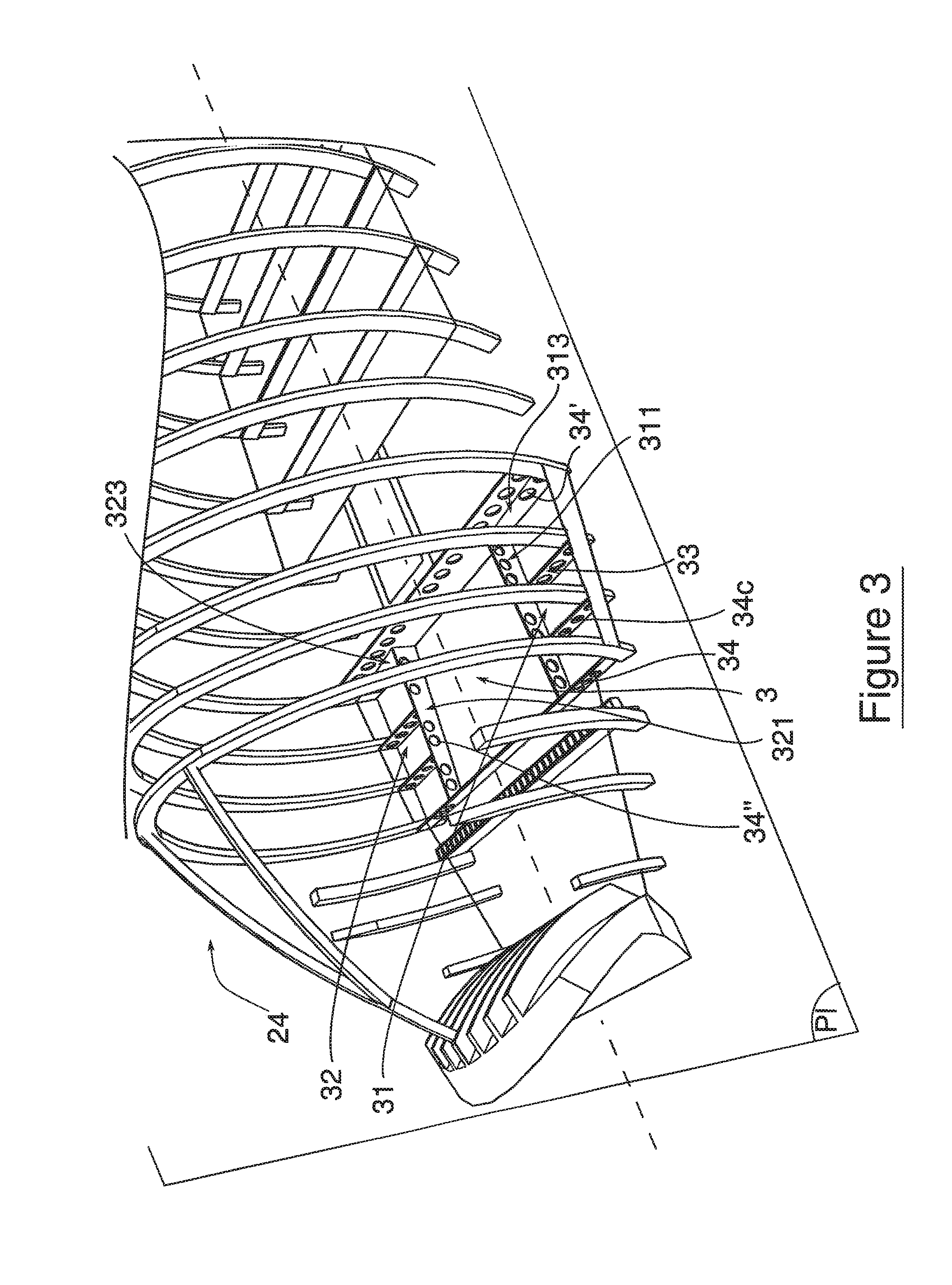 Ventilation system, air blowing and extraction circuits of such a system, as well as an aircraft avionics bay