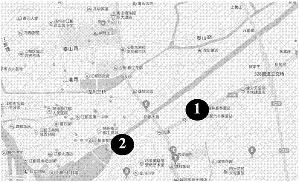 Address selecting and planning method for electric car charging station based on urban parking data