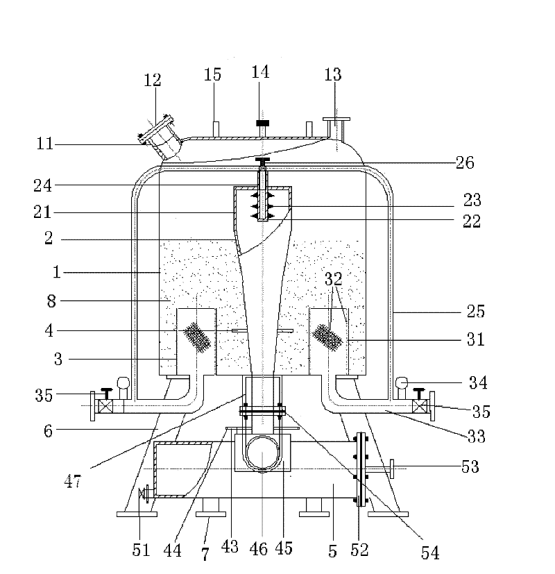 Automatic back-washing combined filter