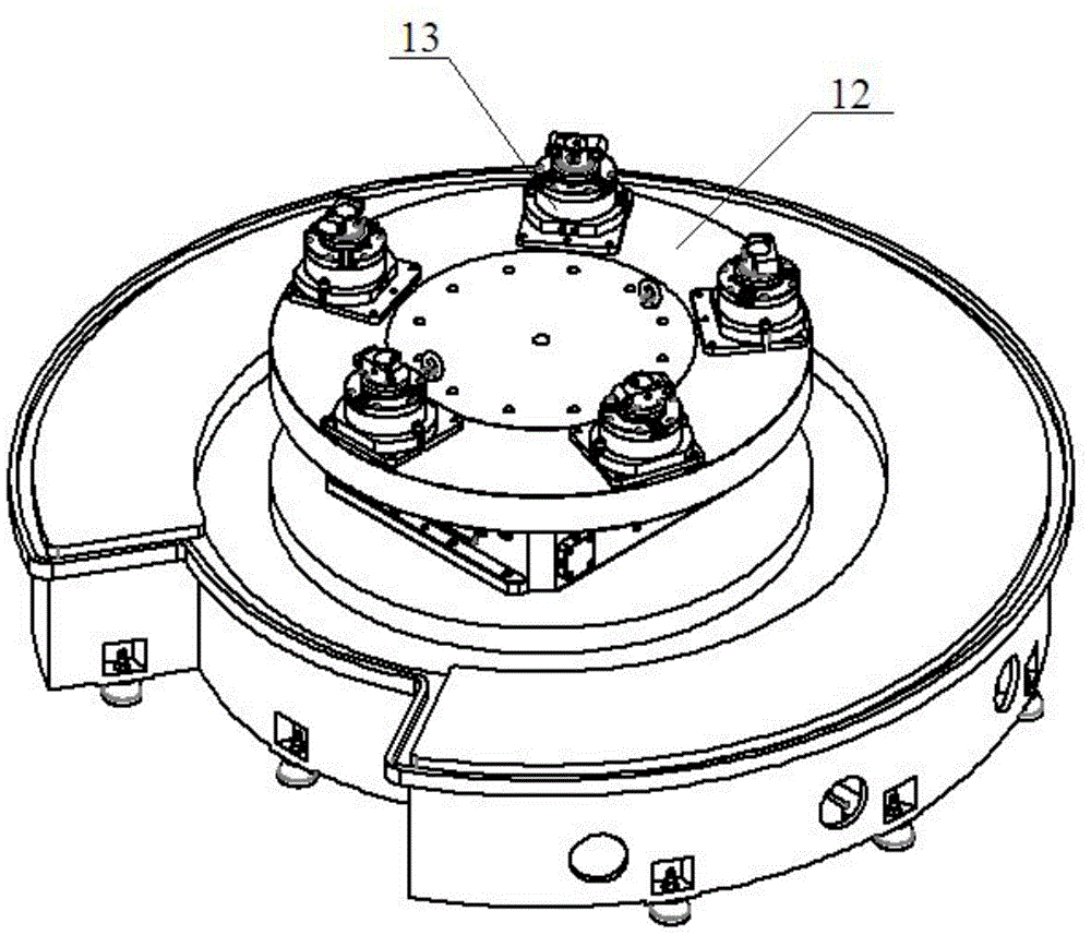 Multi-station machine tool for machining air intake and exhaust rocker arms of automobile and air intake and exhaust rocker arm machining method thereof