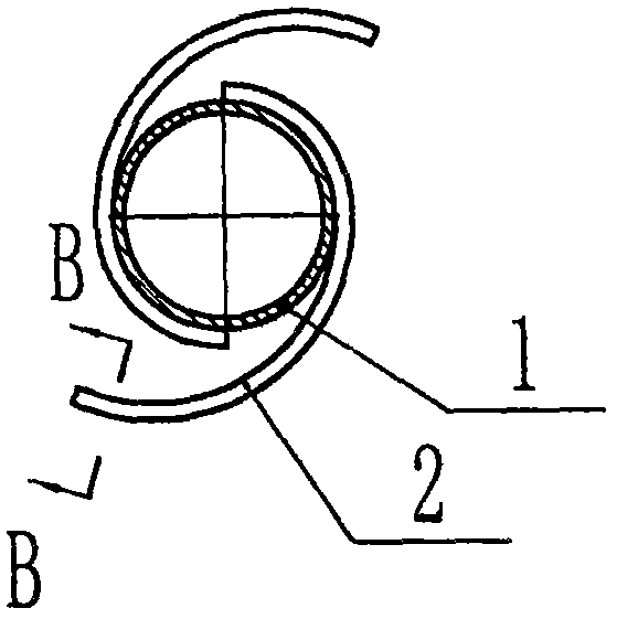 Elastic-tooth returning-straw burying operation assembly