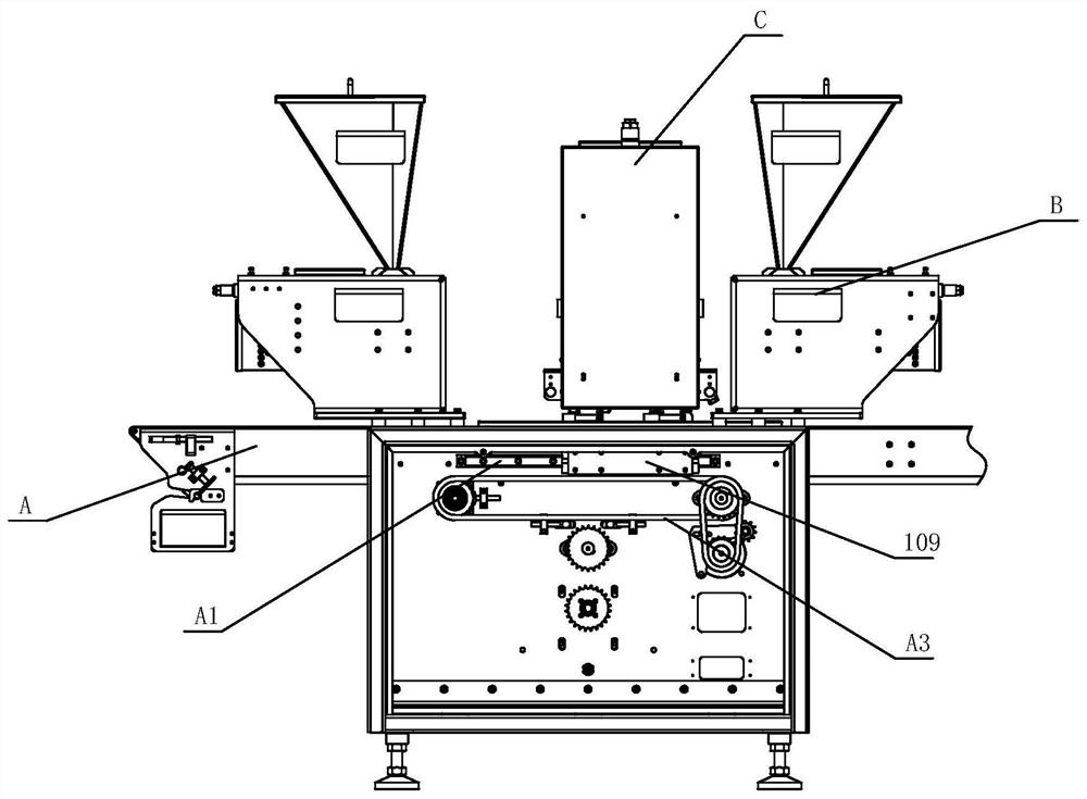 Fully automatic multiple adjustable fluid filler injecting production equipment and filler injecting technology