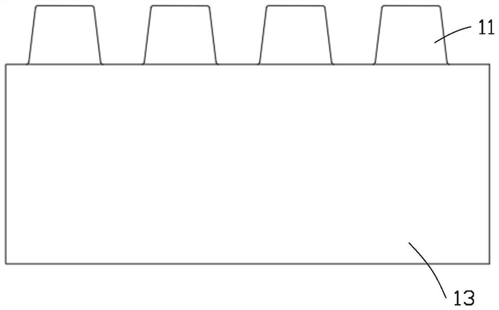 Tab structure, application of tab structure, preparation method and preparation device of tab structure