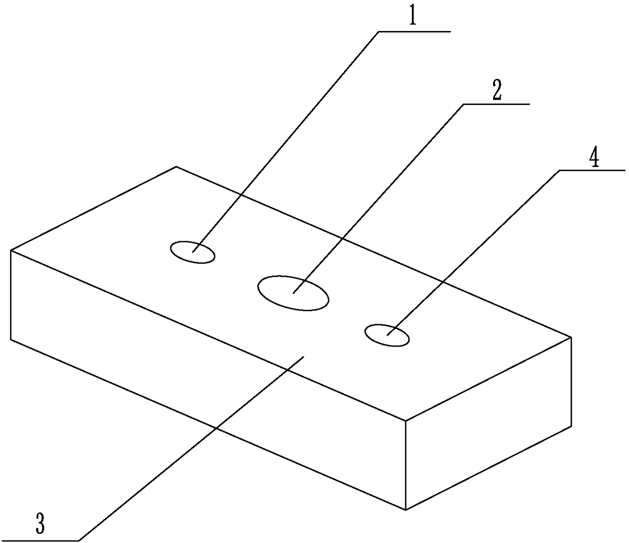 Connector for drilling machine propelling chain, and drilling machine propelling chain