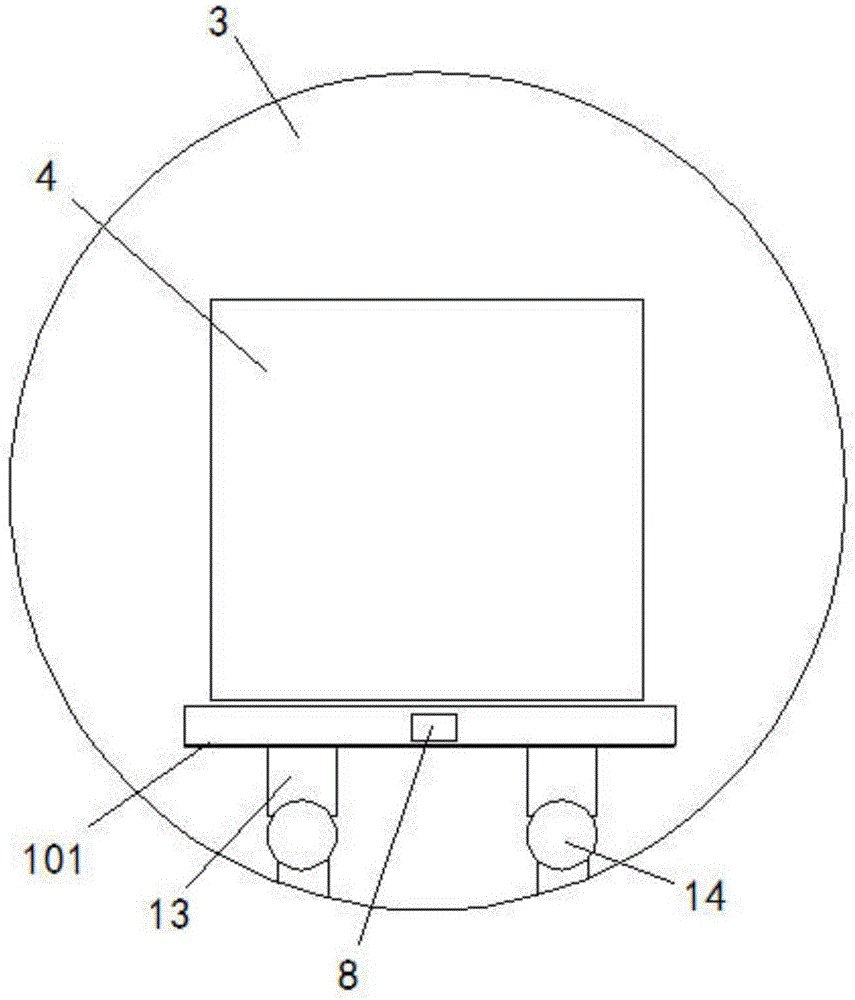 Water-flowing type graphene film preparation device