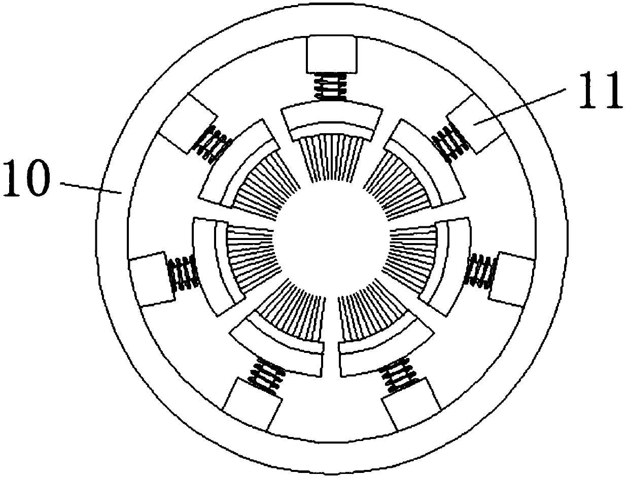 Machining cleaning device for flame-retardant belt of cable