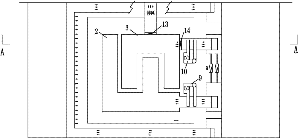 Scale model test platform for large space airflow distribution