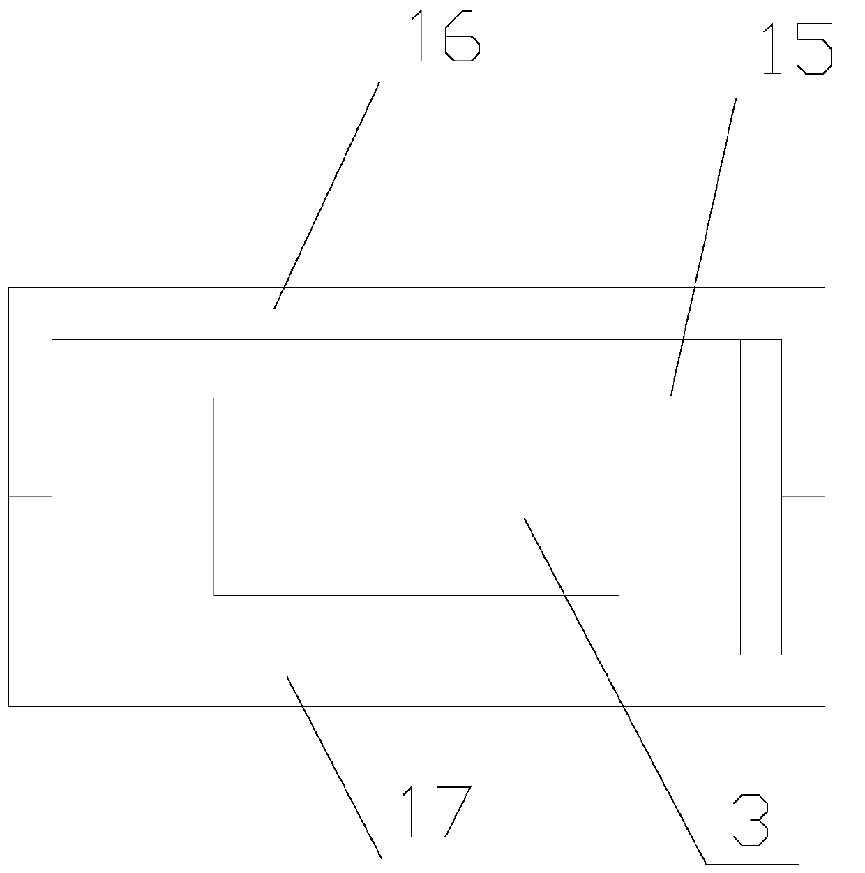 Protection forest monitoring device with protection function