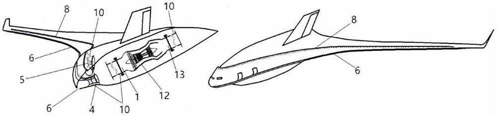 Pneumatic fixed-wing aircraft