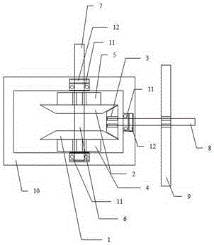 Power conversion device with swing rotation changed into unidirectional rotation