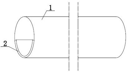 Capillary microfluidic reactor with controllable fixed area of ​​catalytic material and preparation method