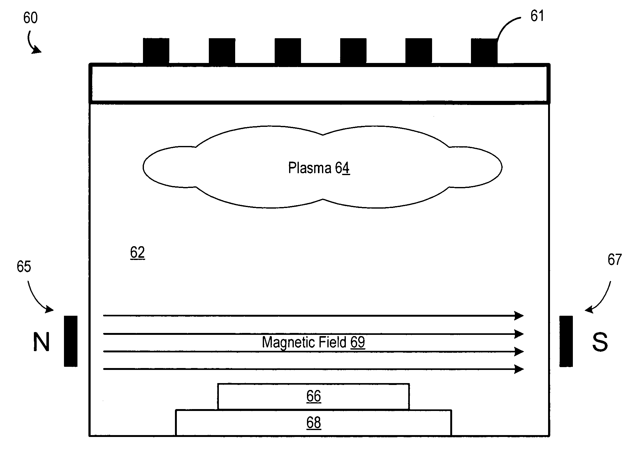 Method and apparatus for improving nitrogen profile during plasma nitridation