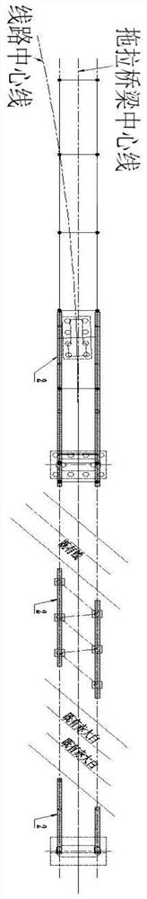 Single-line single-span railway steel truss girder dragging installation construction method and single-line single-span railway