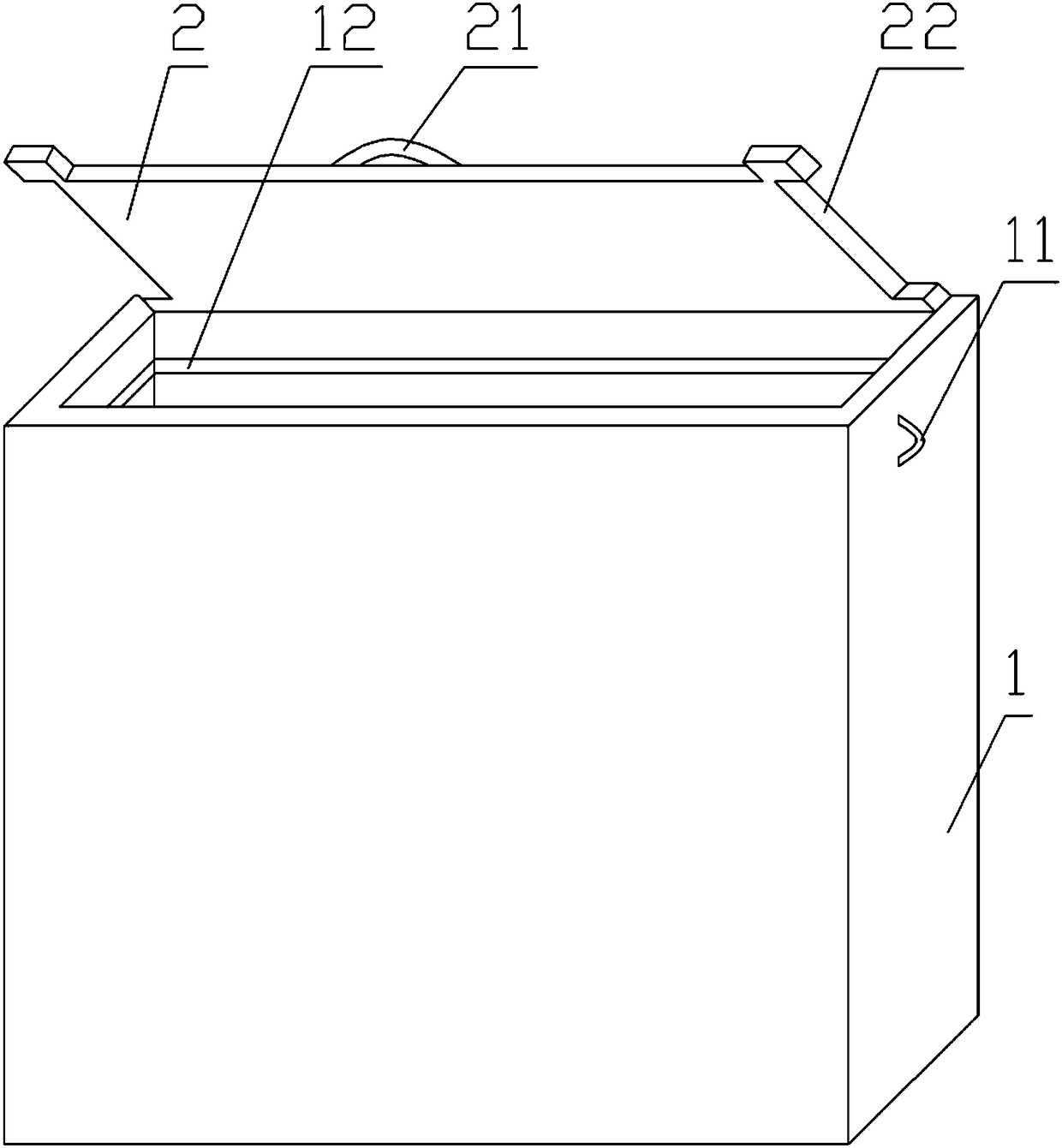 Quick-to-open transport box