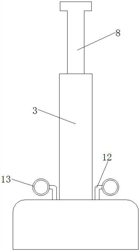 Medicine applying device for burn scars