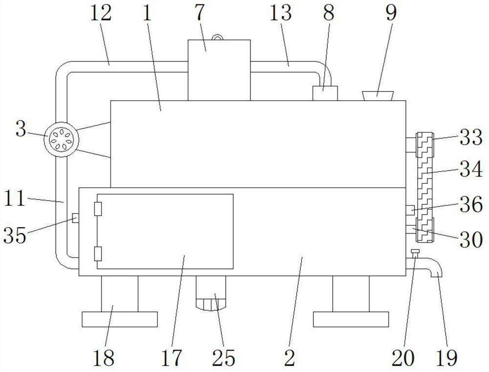 Integrated equipment for dendrobium cleaning and draining