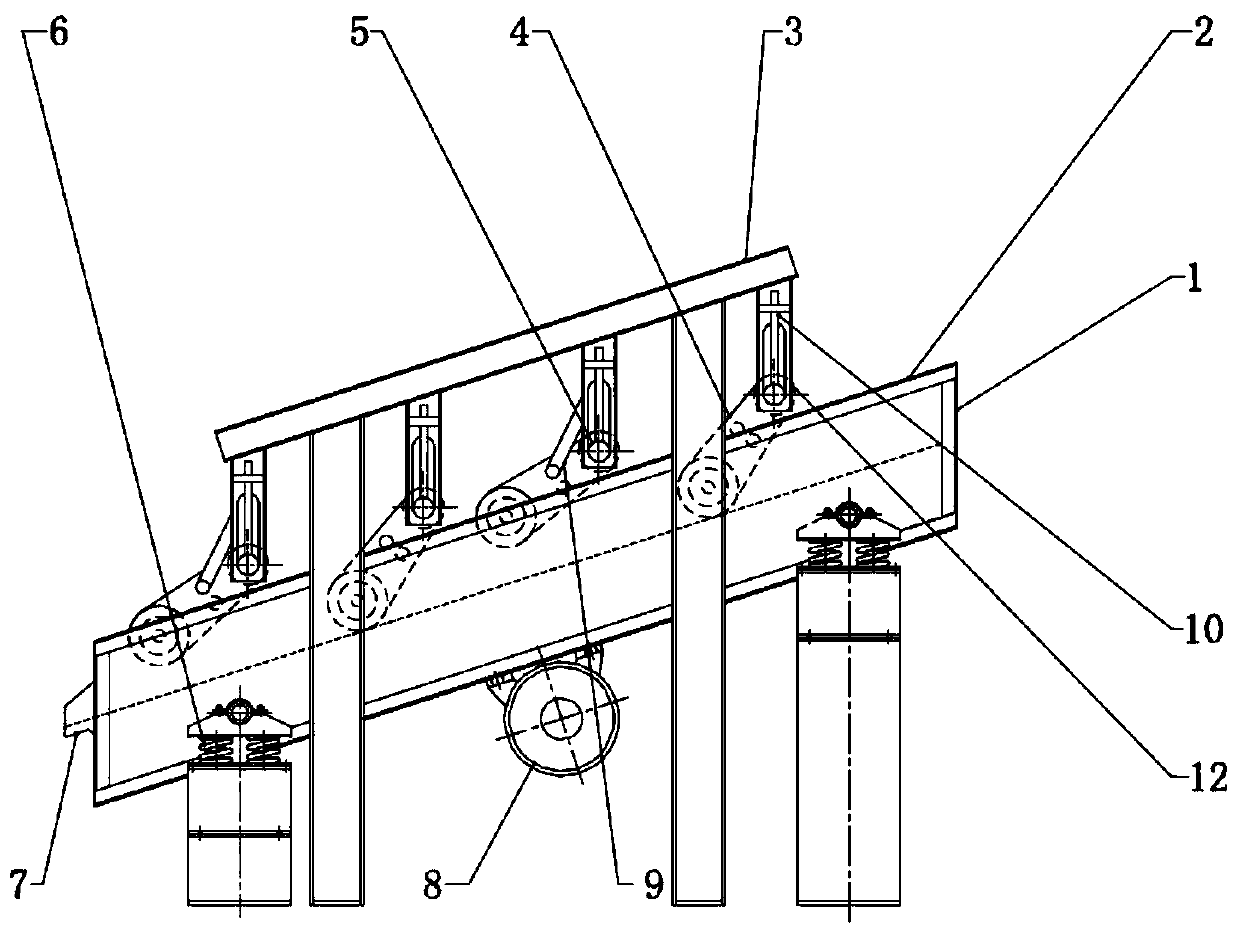 Vibrating impact-type sand making machine and method