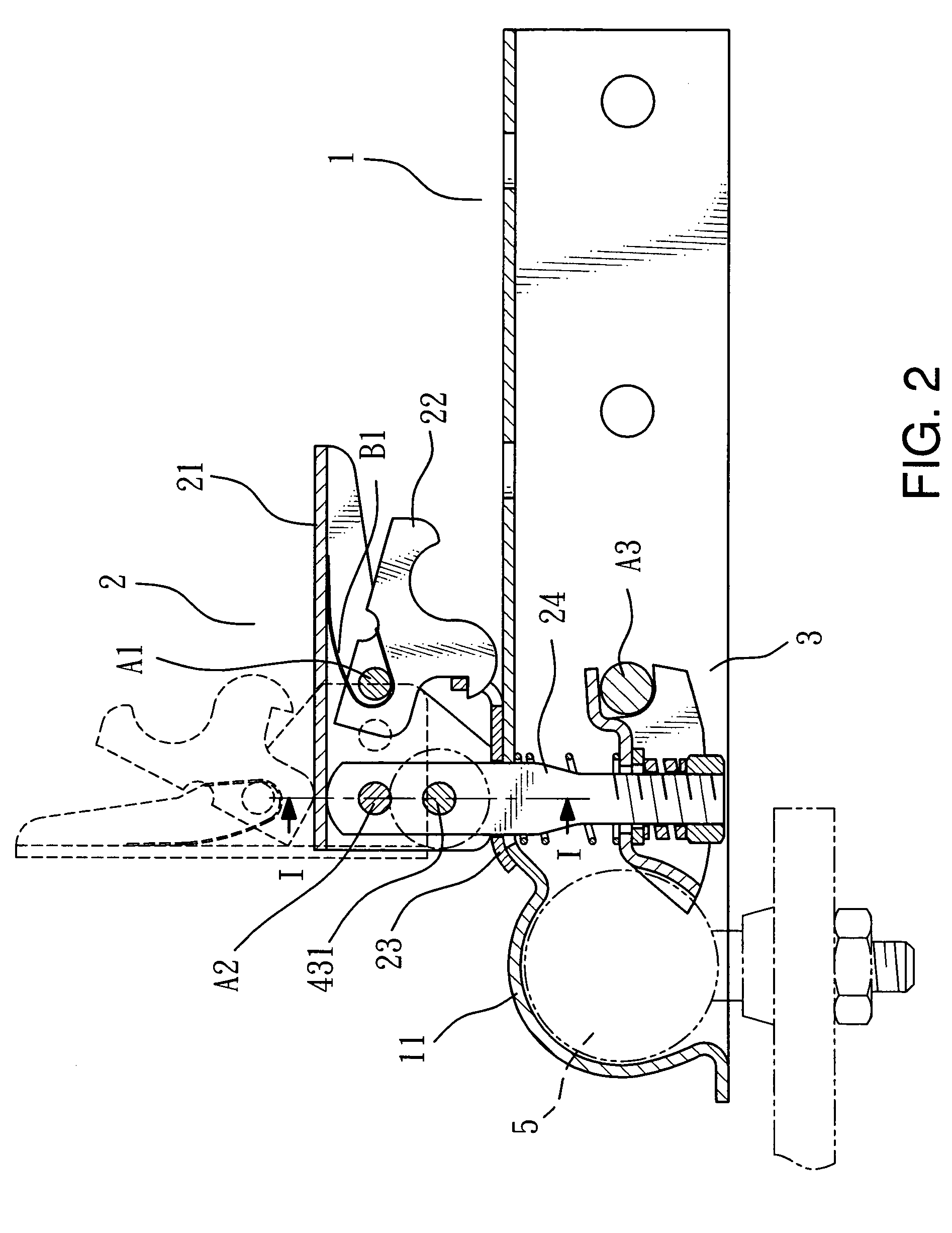 Trailer theft-thwarting coupling dock