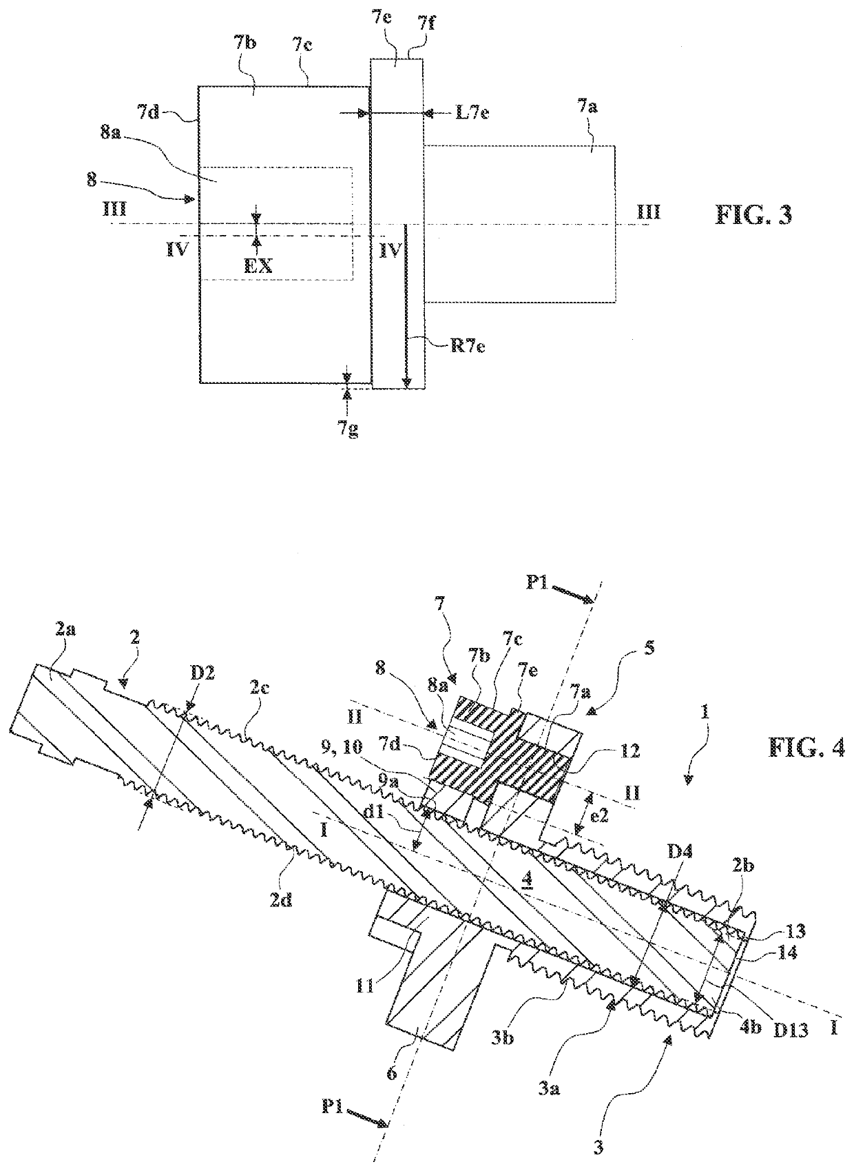 Fastening device for holding a sensor, comprising a cam