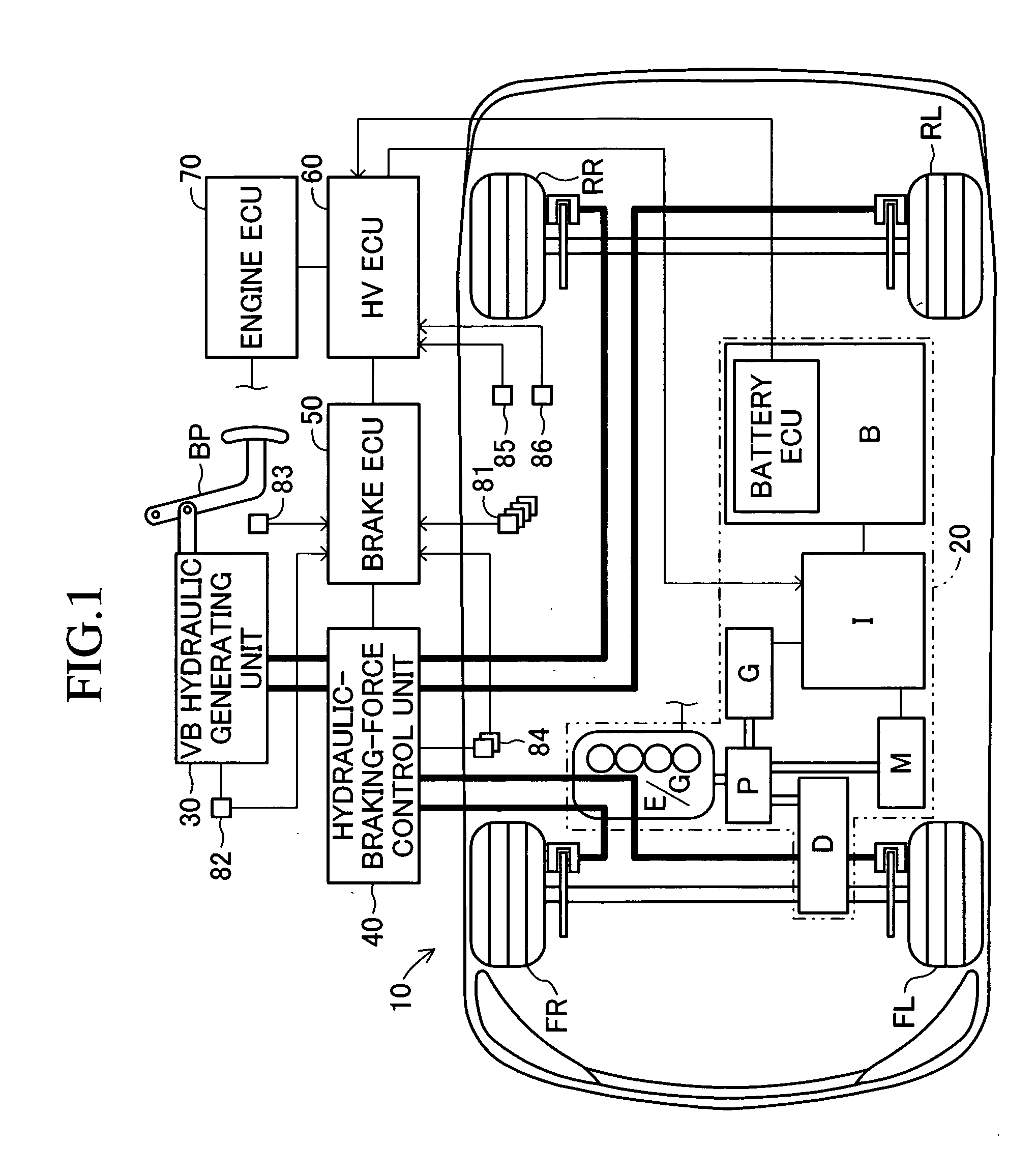 Vehicle-brake control unit