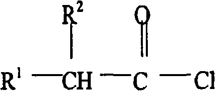 Alkyl ketene, preparation method and application thereof