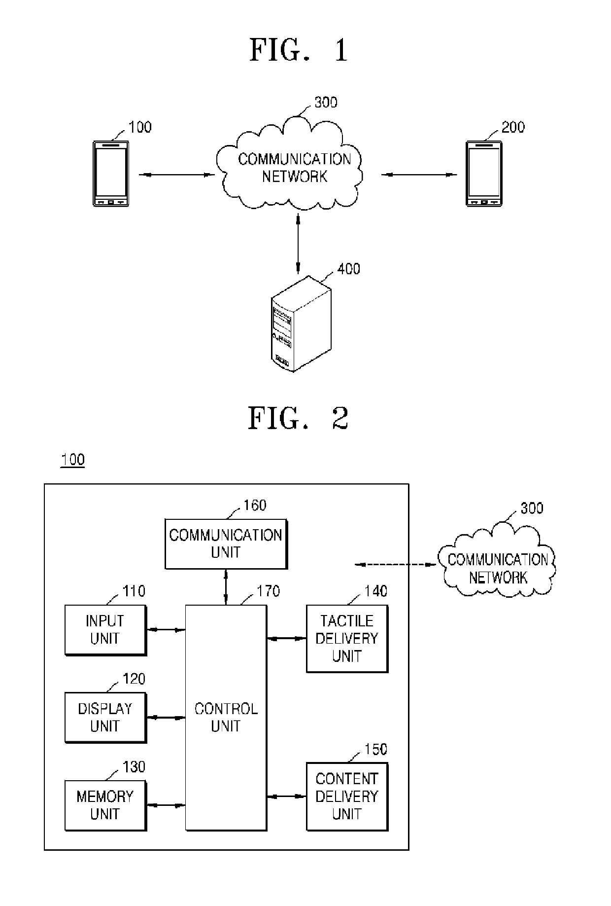 Method and apparatus for providing tactile message