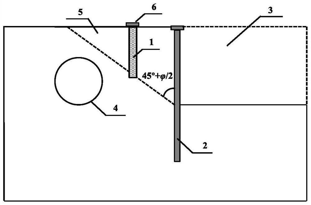 A method for controlling deformation of tunnel outside foundation pit based on liquid grout wall