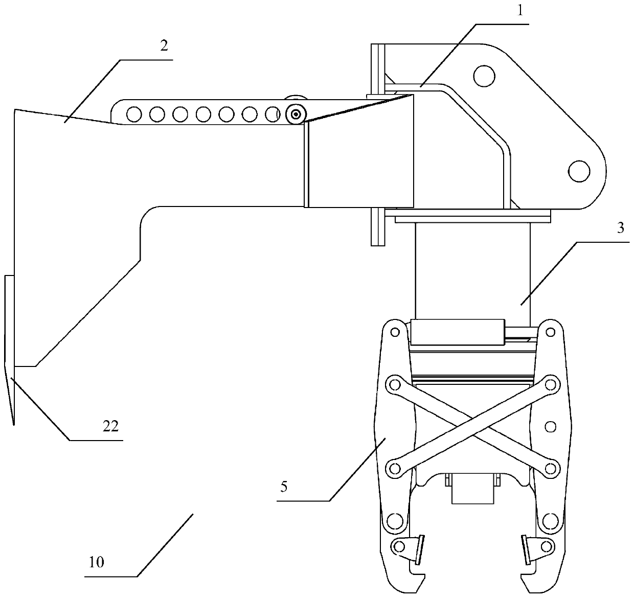 A railway pillow changing device and its working method