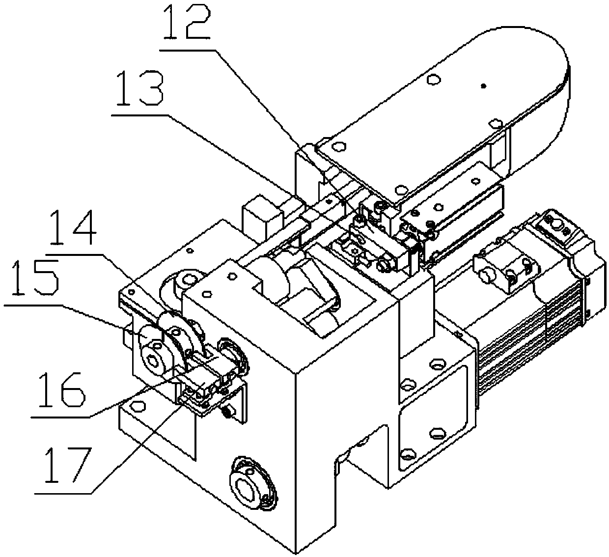 Independently driven swinging shuttle mechanism