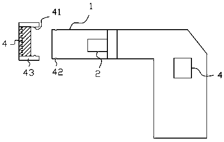 Probe structure for infrared forehead thermometer