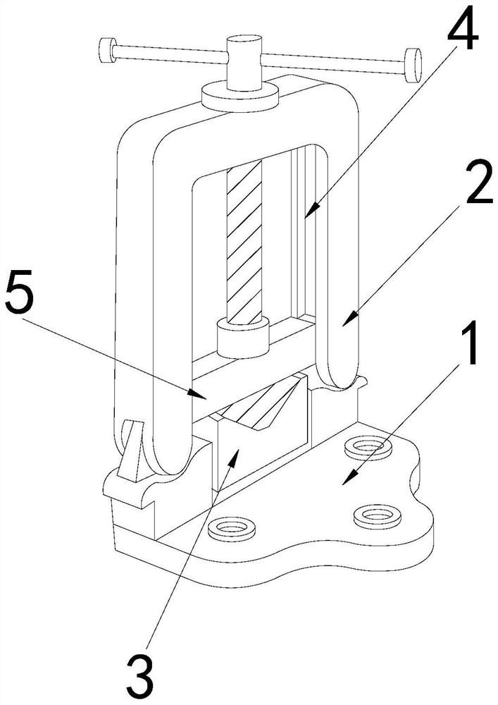 Hardware fastening equipment for high-precision hardware machining