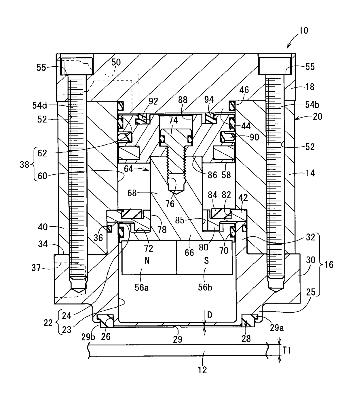 Magnet chuck