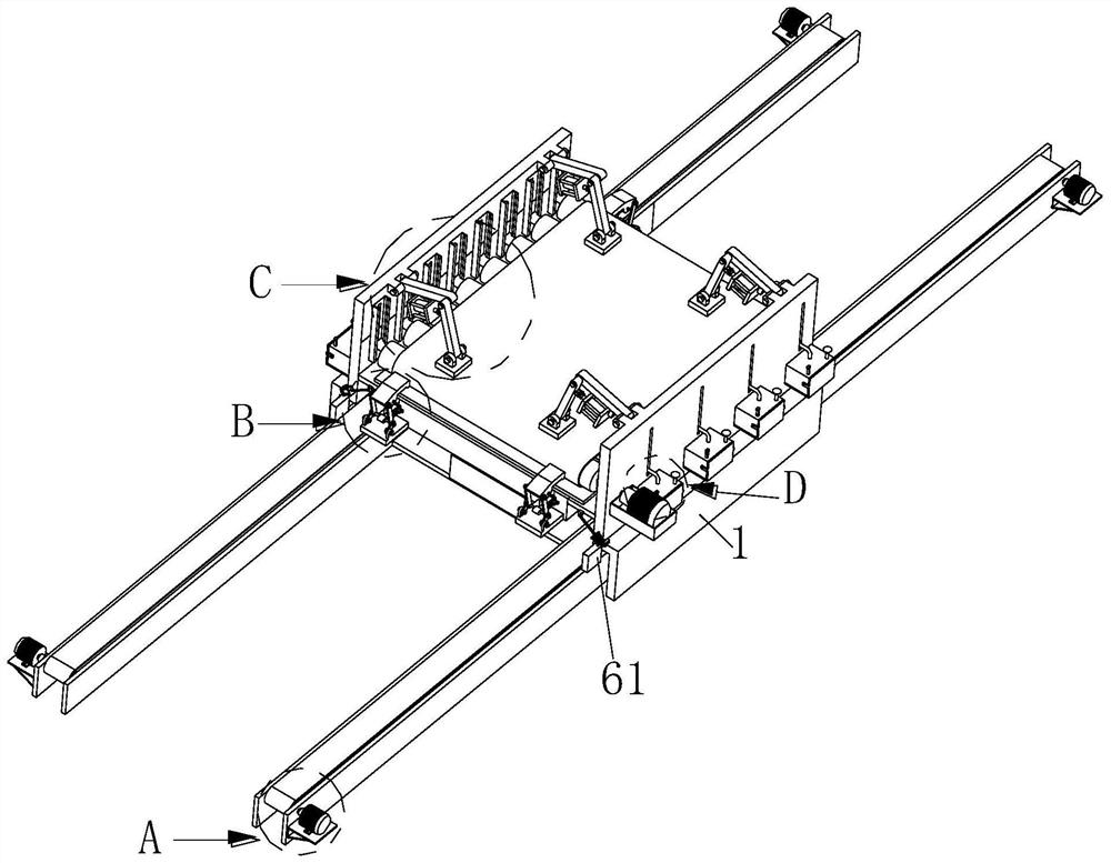 Ironing device for fiberboard processing