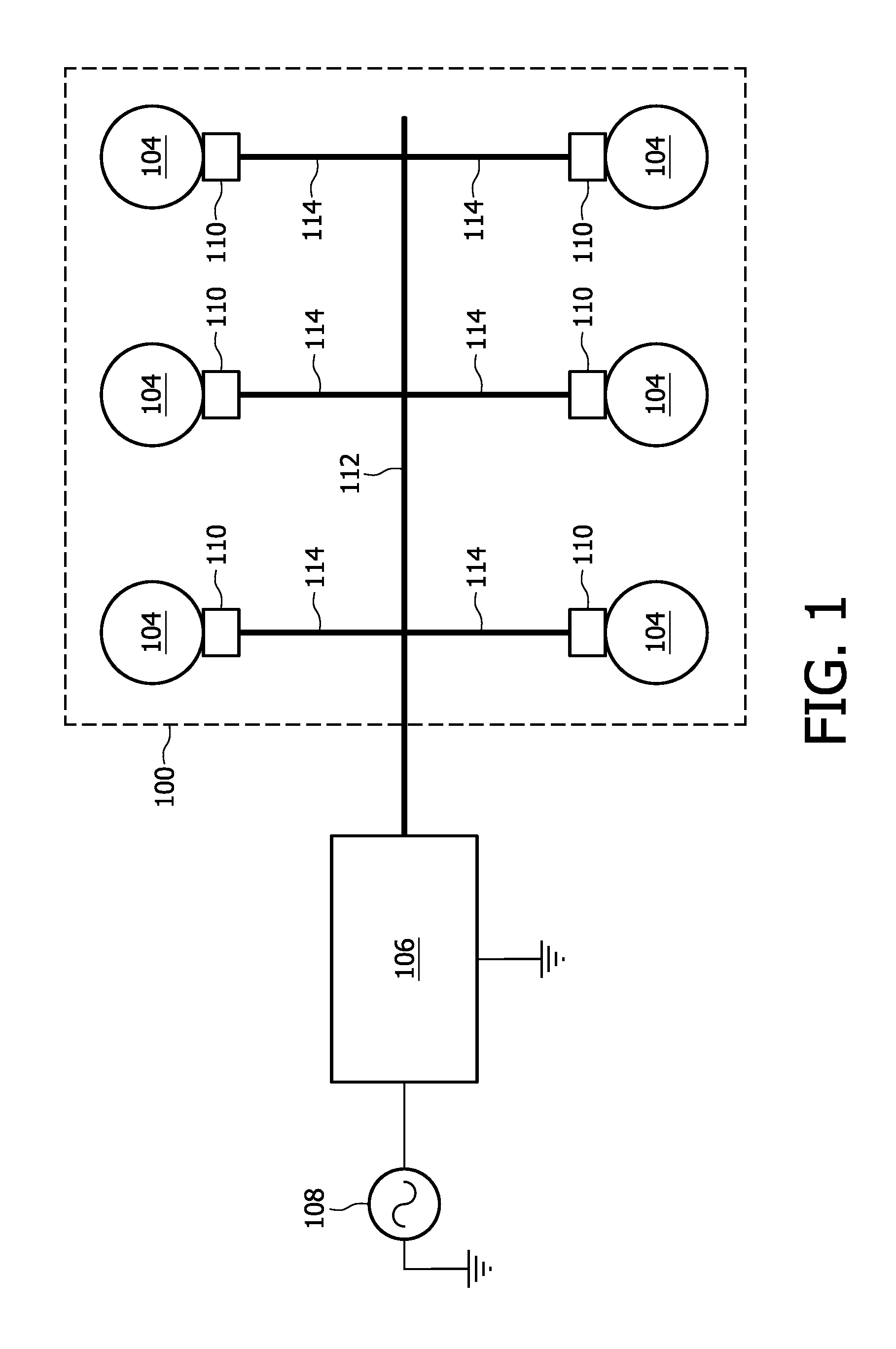 Magnetic resonance imaging system comprising a power supply unit adapted for providing direct current electrical power